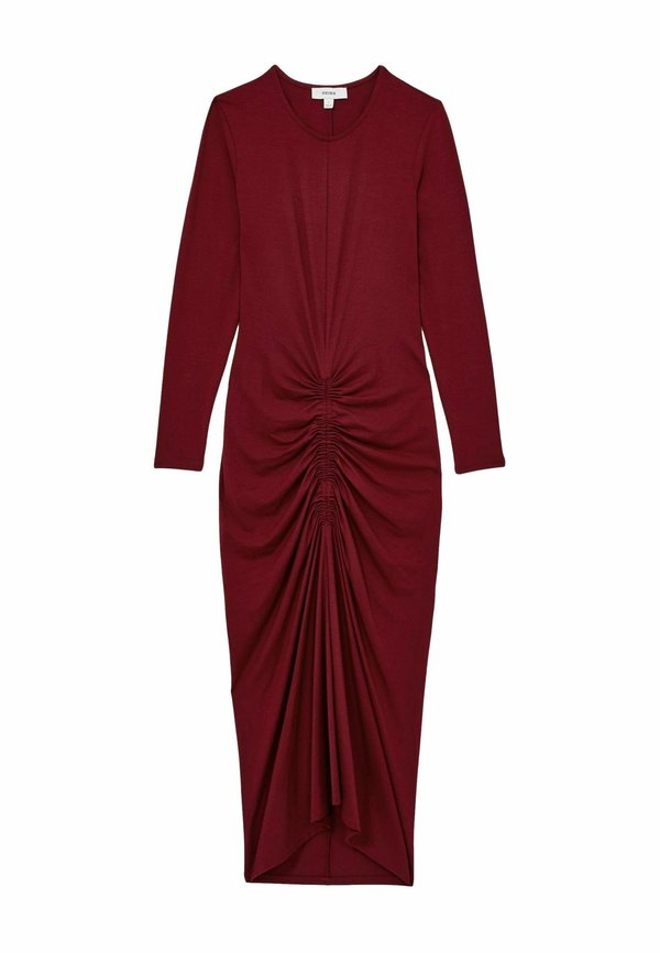 GINNY RUCHED MIDI  - Etuikleid - burgundy