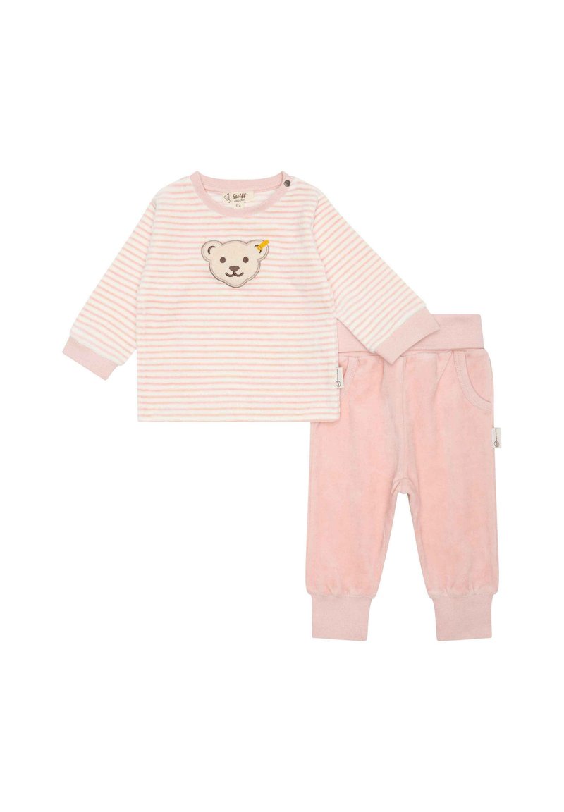 Steiff SET - Sweatshirt - silver pink