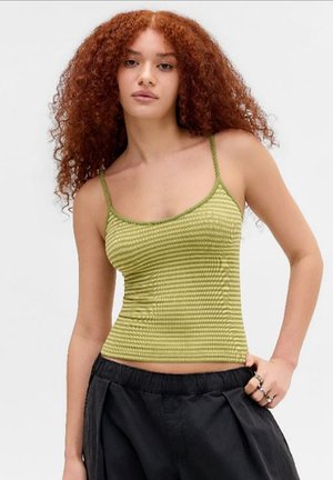 BDG Urban Outfitters, STRIPE CAMI - Top - green