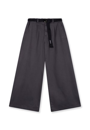 10DAYS, 10DAYS BOTTOMS WIDE PANTS JOG TWILL - Pantalones - steel blue