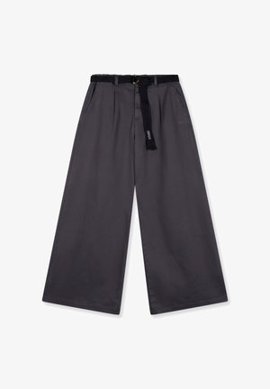 10DAYS, 10DAYS BOTTOMS WIDE PANTS JOG TWILL - Pantalones - steel blue