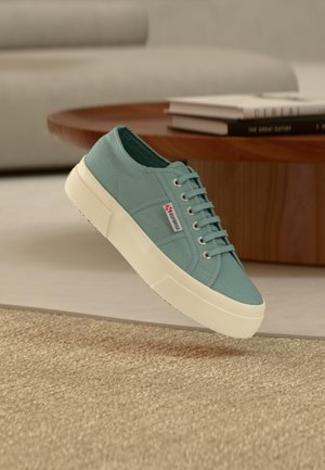 Superga 2740 PLATFORM UNISEX - Sneaker low - blue stone/favorio