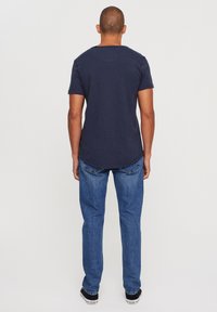 Gabba KONRAD SLUB SS - Jednoduché tričko - navy