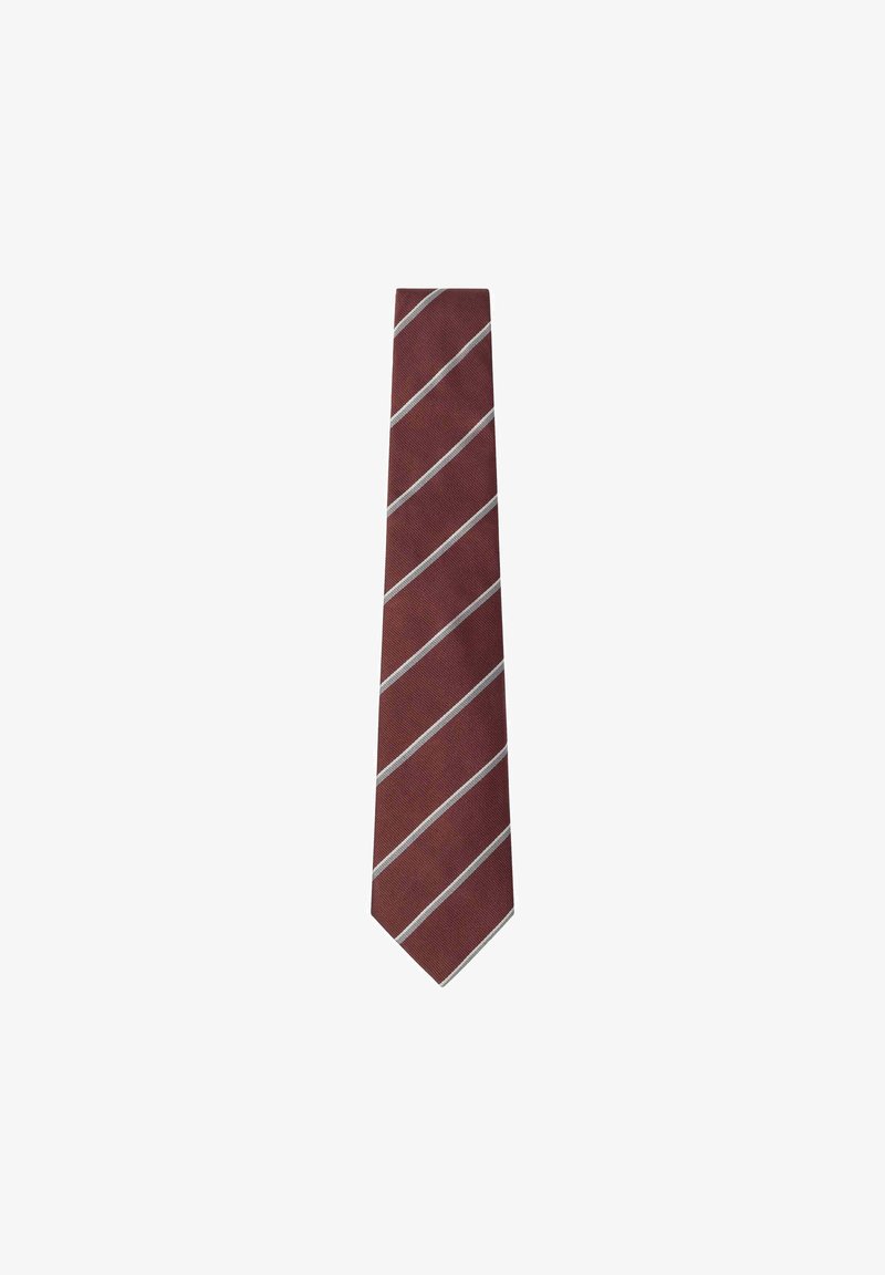 Hackett London UNEVEN FINE STR - Kravata - burgundy red