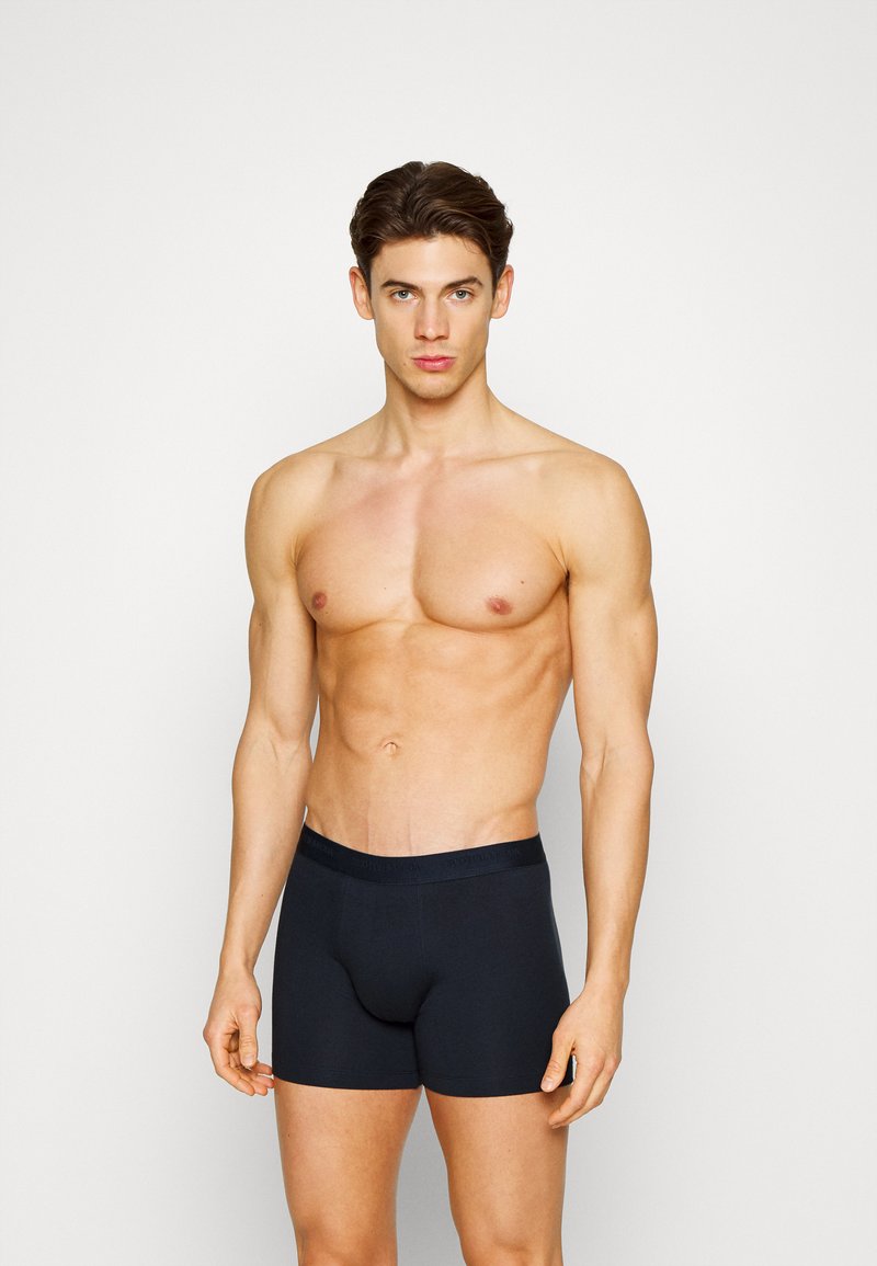 Scotch & Soda MEN BASE AMPERSAND 3 PACK Caleçon navy/bleu marine