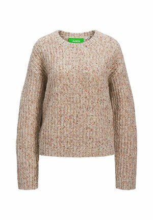 JXSKYLA CREW NECK - Stickad tröja - vanilla ice