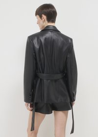 Calliope Veste en similicuir - ultrablack
