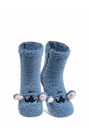 LILO STITCH HÜTTENSHERPA MIT OHREN KUSCHEL - Socks - blau