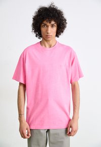 Carhartt WIP DUSTER SCRIPT - Basic T-shirt - charm pink