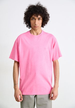 Carhartt WIP DUSTER SCRIPT - T-shirt basic - charm pink