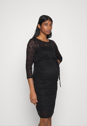 Pieces Maternity PMHULLA 3/4 DRESS   - Vestido informal - black