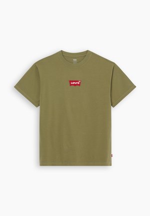 Levi's® VINTAGE FIT GRAPHIC TEE - Print T-shirt - burnt olive