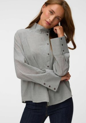 Vero Moda SHIRT VMMYA SHIRT - Skjortebluser - pumice stone