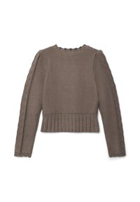 Calliope CON LAVORAZIONE - Pullover - fango