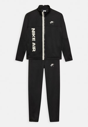 AIR TRACKSUIT SET UNISEX - Tuta - black / light bone