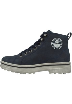 Schnürstiefelette - dark blue