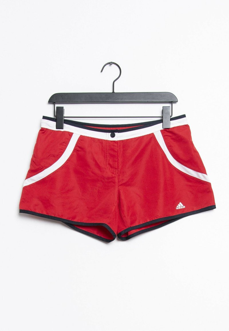 red adidas originals shorts