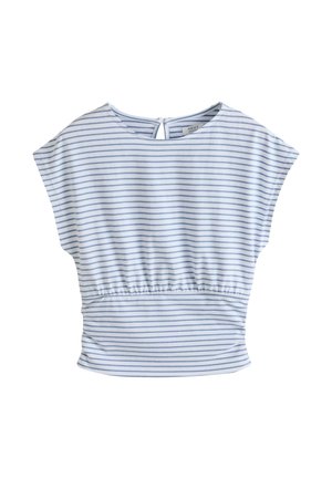 Next, SHORT SLEEVE CINCHED T-SHIRT - T-shirts print - blue stripe