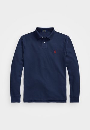 Polo Ralph Lauren SLIM FIT MESH LONG SLEEVE POLO SHIRT - Long sleeved top - newport navy