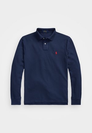 Polo Ralph Lauren SLIM LONG SLEEVE - Polo - newport navy