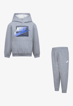 GRADIENT FUTURA SET - Tracksuit bottoms - dark grey heather