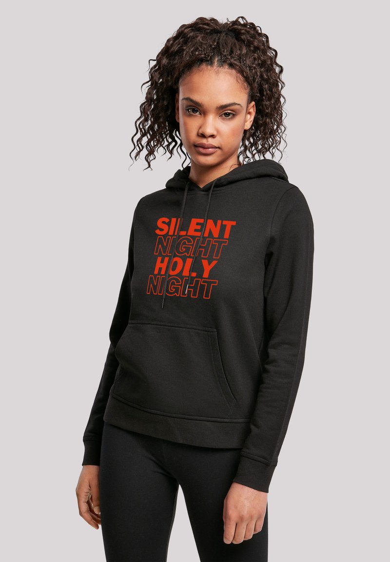 F4NT4STIC SILENT NIGHT HOLY NIGHT WEIHNACHTEN - Kapuzenpullover - black