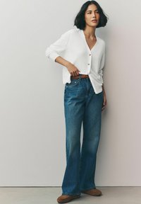 Next BUTTON UP REGULAR FIT - Cardigan - white