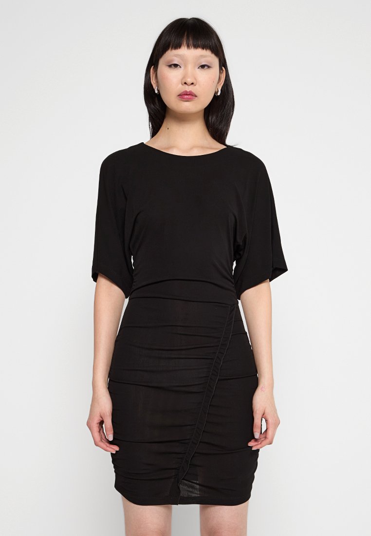 Versace Jeans Couture Jurk antraciet gemêleerd