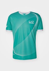 EA7 Emporio Armani TEE GRAPHIC - Sportfelső - spectra green