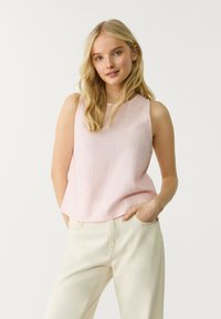 Stradivarius - STRIPED   - Blouse - mottled light pink Thumbnail Image 1