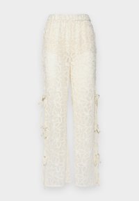 MILA PANTS - Bukser - creme