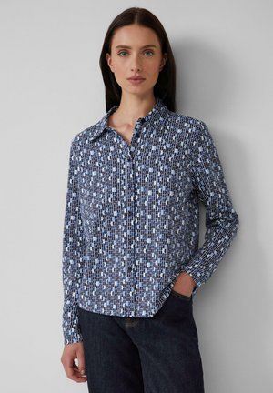 MIT ALL-OVER-MUSTER - Camicia - royalblau
