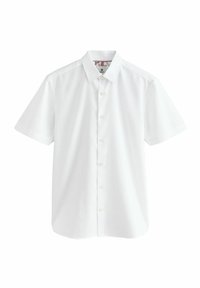 REGULAR FIT - SHORT SLEEVE TEXTURED - Camicia - white