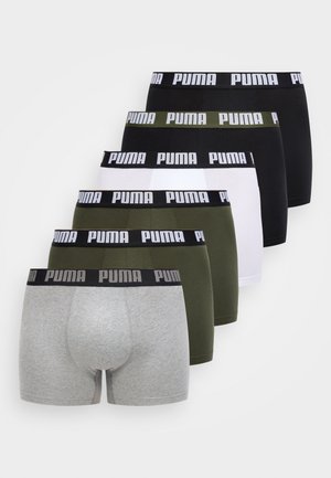 MEN EVERYDAY 6 PACK - Kurze Boxershorts - forest night/black combo