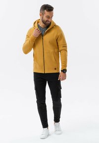 Ombre WITH PRINTS  - Sudadera con cremallera - mustard