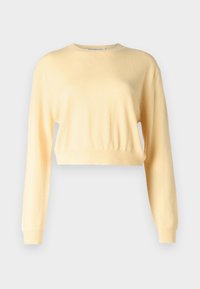CROP LONG SLEEVE  - Pullover - butter