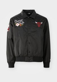 NBA CHICAGO BULLS FLORAL SATIN  - Klubbklær - black