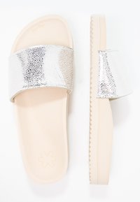 flip*flop POOL METALLIC CRACKED - Mules - silver