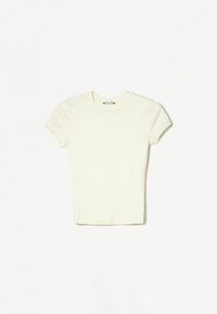 SHORT SLEEVES WITH A ROUND NECK - T-shirts basic - yellow