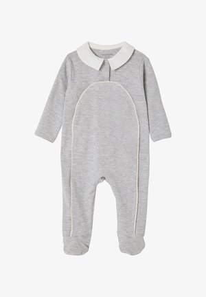 Vertbaudet, MIT BUBIKRAGEN ÖFFNUNG VORN - Sleep suit - grau meliert