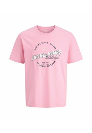 JJELOGO TEE O-NECK - T-shirts print - prism pink