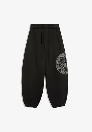 Bershka, PRINT JOGGERS - TROUSERS - Pantalon de survêtement - black