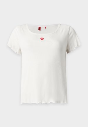 HUGO, HEART - Haut de pyjama - open white