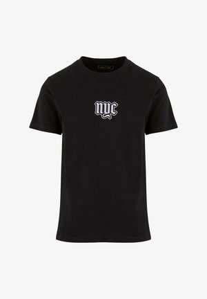 Mister Tee, NYC OLD ENGLISH WORDING PATCH - Trükipildiga T-särk - black