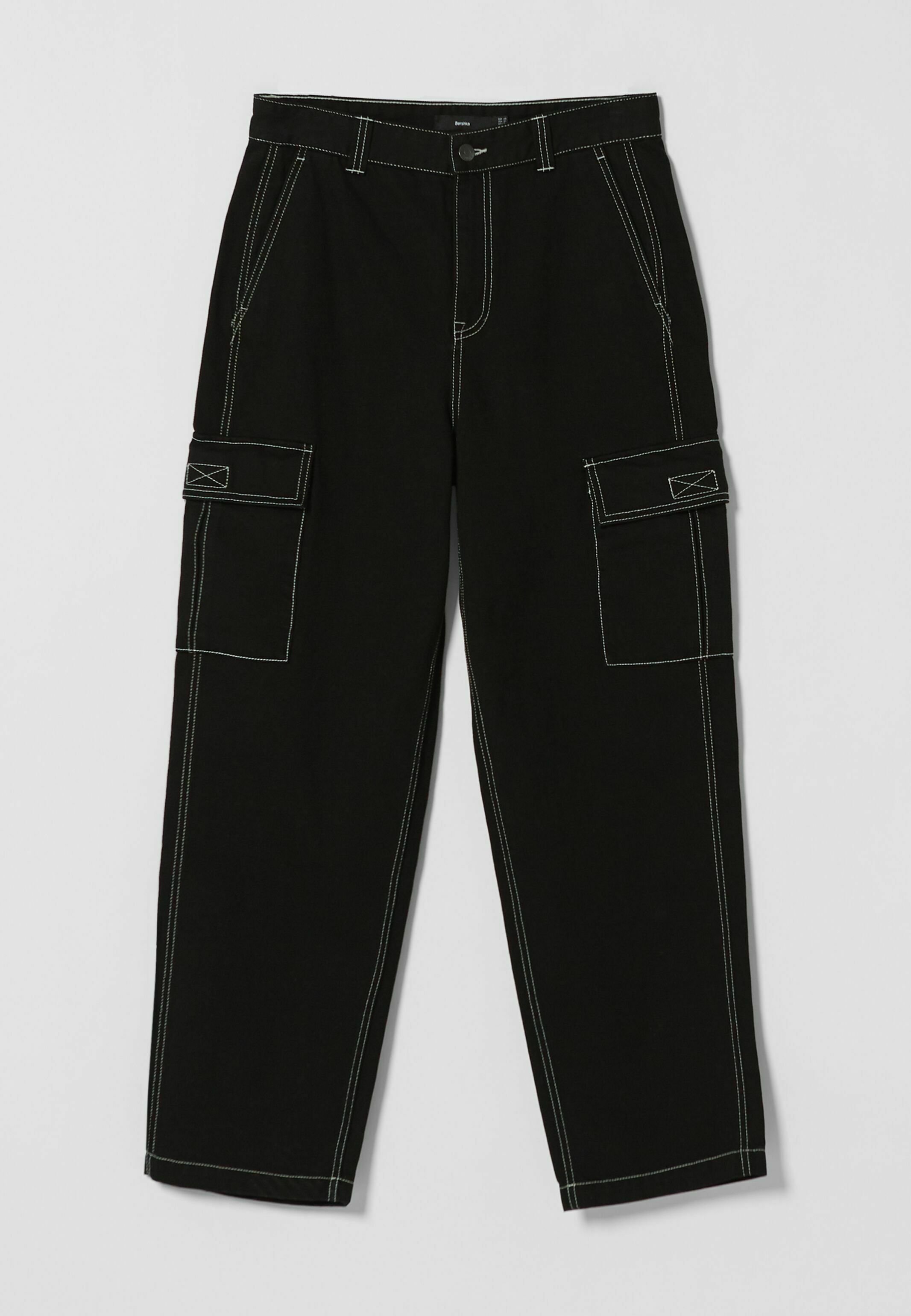 Bershka UTILITY - Pantaloni cargo - black/nero - Zalando.it