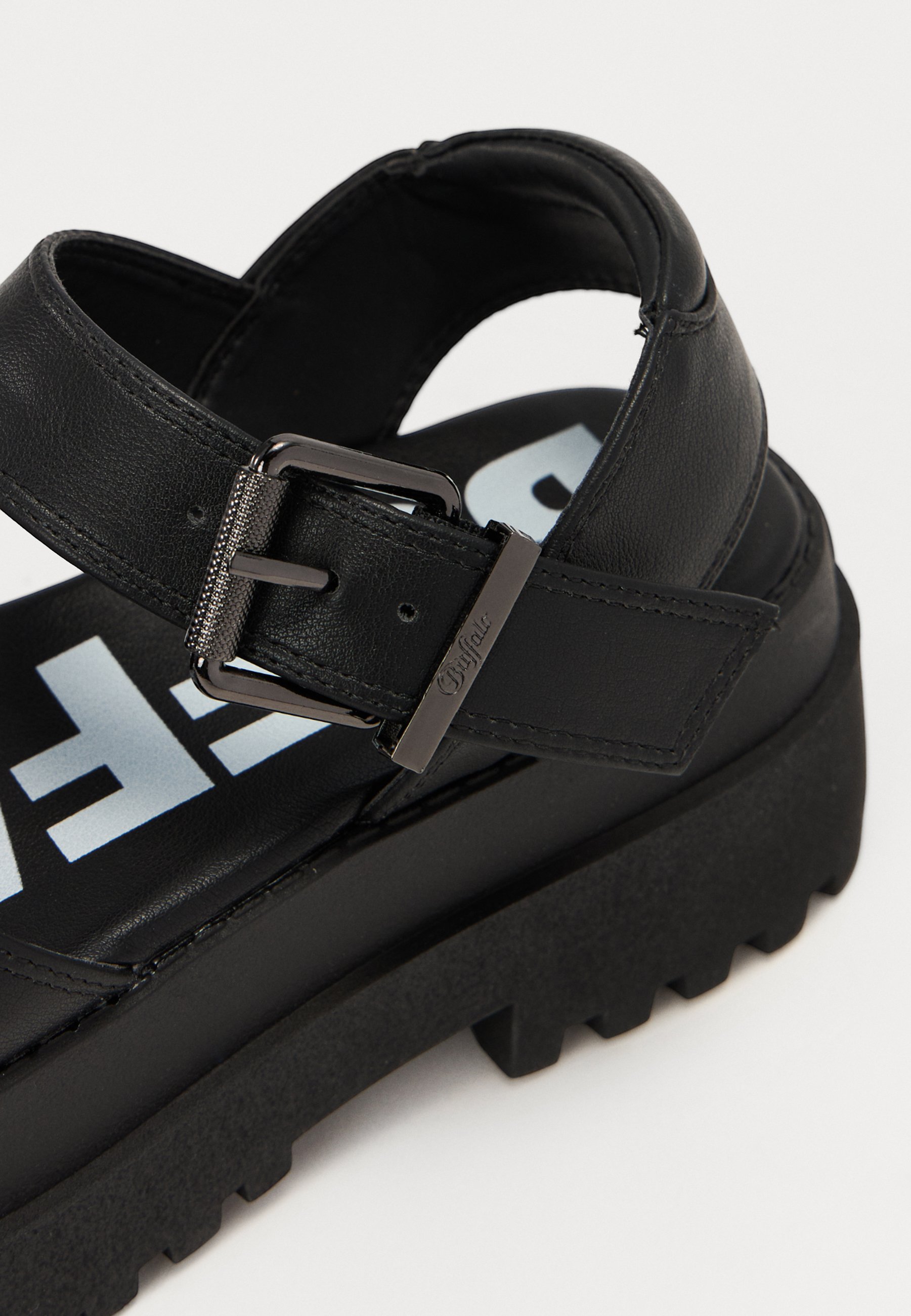【Buffalo LONDON】JoJo Platform Sandals Buffalo London Jojo Women's Sandals Black BUF1652022-BLACK