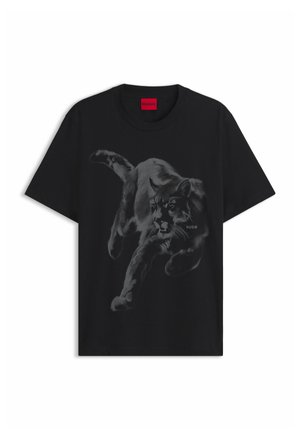 HUGO, HUGO DAFFILO - T-shirt con stampa - black one