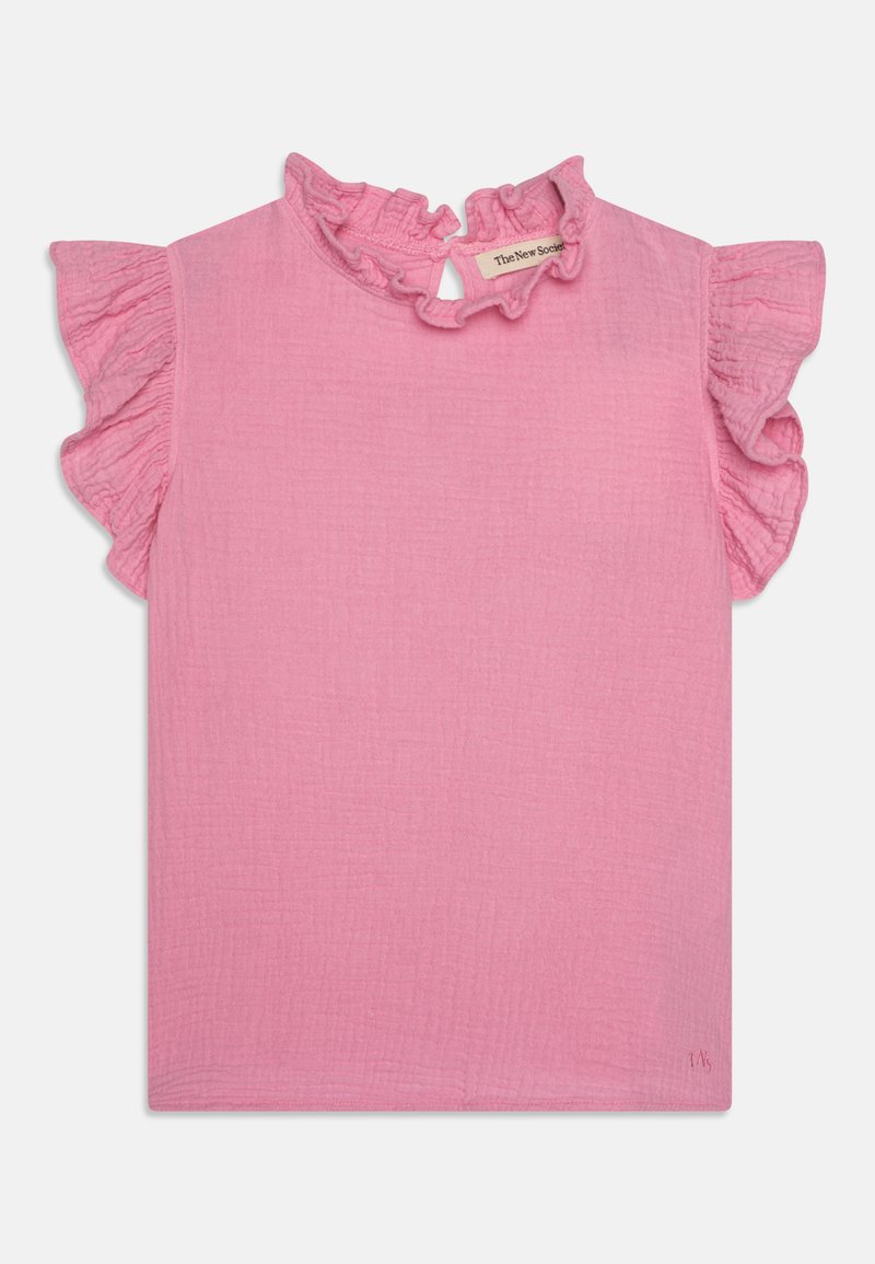 The New Society Blouse donkerroze