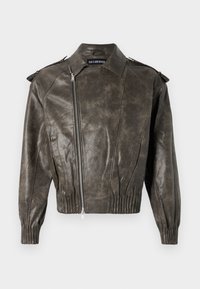 BIKER JACKET - Jachetă din imitație de piele - warm brown