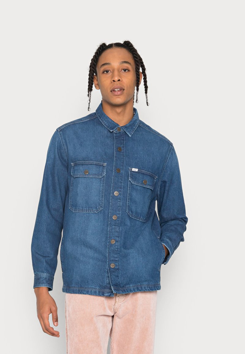 Lee WORKWEAR OVERSHIRT Light jacket mid worn bolton/blue denim
